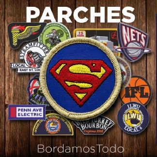 parches bordados